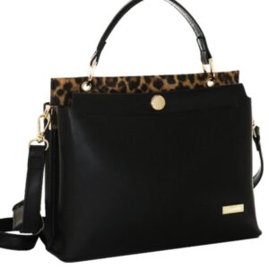 Borsa a Mano Chic Jungle Nero